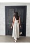 White Waist Detailed Dress - 4815 - 4