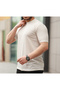 A Quality Striped Crew Neck T-Shirt Regular Fit Stretch Fabric - 2