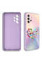 حافظة لهاتف Galaxy A32 4G مع غطاء حماية للكاميرا من السيليكون الصلب SYS Epoxy - NO1 - 3