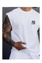 Men's Come in to Being Throat Printed Oversize T-Shirt Sports Singlet
