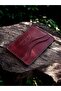 Handmade Italian Leather 5 Compartment Card Holder – Organic Stitched – Minimal Design Wallet - 5