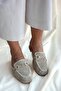 Capri Beige Buckle Detail Women's Slippers
