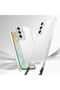 Galaxy A25 Case Aihttgli Sys Snap Silicone Cover with Attachable Strap Apparatus-Transparent - 2