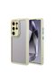 Galaxy S24 Ultra Case Sys Vitamin Cover with Camera Protection Color Edge and Frame Design-Green