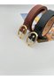 Women's Belt with Oval Buckle, Jacket Belt, Shirt Belt, Pantalon Belt - 2