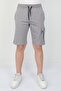 Boy's Summer Combed Cotton Sports Capri Shorts with Pockets - 6
