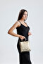 Gold Snake Patterned Ring Handle Chain Hand and Shoulder Women's Bag - 7