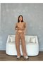 Women's Set with Blouse Pants Pockets