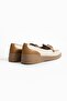 Women's Genuine Leather Ballerinas Tan Beige - 4