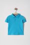 Boy's Basic Turquoise Polo Neck Tshirt 2-5 Years