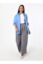 Classic Trousers with Pile Detail - Gray - Benin