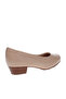 Ladies Low Heel Shoe Beige | Made In Brazil - 3