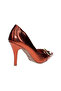 Vizzano Ladies Mid Heel Shoes Brown | Made In Brazil - 3