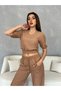 Women's Set with Blouse Pants Pockets - 2