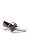 Vizzano Ladies Low Heel Shoes Silver | Made In Brazil