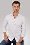 قميص رجالي ذو أزرار بيضاء اللون من Slimfit Gift Boxed - 3