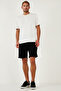 100% Cotton Regular Fit Normal Waist Muslin Short Men's Short Cf25S657802