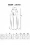 Navy Blue Maxi Length Elastic Waist Pleated Skirt - 5