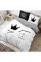 Ranforce Pier Double Bedding Set %100 Cotton Duvet Cover Set