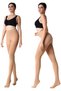 Women's Strechable High Waist Pantyhose Stocking Tights, Free Size, Beige(Pack of 2) - 3