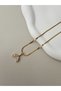 Women's Steel Anti Tarnish Gold Color Necklace - 2
