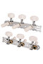 2pcs 3R3L Classical Guitar String Tuning Pegs Keys Tuners With White Button Durable Guitar Tuning... - 4