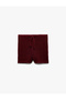 Lace-Up Regular Waist Knitwear Mini Shorts - 4
