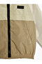 Long Sleeve Color Block Zipper Pocket Hooded Seasonal Jacket - 4