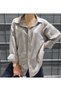 Boyfriend Oversize Shirt Linen Ayrobin New Season Colorful Shirt - 3