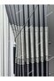 Panel Curtain, Amasra Elegans Series, Dark Gray Silver Blackout, Blackout (Single Panel) - 5