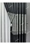 Panel Background Curtain, Amasra Elegans Series, Black Silver Gray Blackout, Blackout (Single Panel) - 4