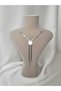 Women's Steel Tarnish Silver Color Necklace