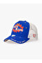 Women Men Blue Trucker Hat Urban Collection Chaos