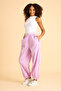 Women's Palazzo Parachute Pants Comfortable Fit with Pockets and Adjustable Leg Detail