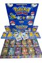 Pokemon 10 Mini Boxes with 60 Cards, Surprise Toy and Candy Gift