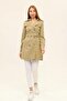Summer Unlined Gabardine Fabric Short Women's Trench Coat - 2