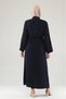 Embroidered Jewelled Zippered Ferace - 8