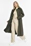 Long Length Belted Lined Women's Trench Coat - 6