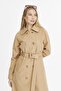 Long Length Belted Lined Women's Trench Coat - 4