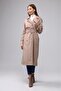 Raglan Sleeve Seasonal Lined Long Trench Coat, Cap - 5