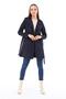 Women's Large Size Lined Trench Coat Cap - 6