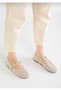 Women's Bitter Brown Daily Ballerina Strap Adjustable Buckle Tweed Fabric Lightweight Comfortable Shoes - 2