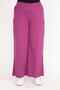 Women's Fujya Large Size Wide Leg Sweatpants Bottom 65n35988 - 5