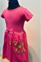 Ethnic Elephant Printed Girls' Short Sleeve Combed Cotton Dress - 2