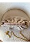 Women's Cream Knitted Scholarship Hand and Shoulder Bag - 2