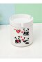 Panda and Heart Printed 3-Piece Ceramic Ashtray Ash Tray - Birthday Gift for Men Women - 2