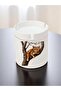 Cat on the Tree Printed 3-Piece Ceramic Ashtray Ash Tray - Birthday Gift for Men and Women - 4