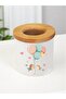 Balloon Bird Printed 3-Piece Ceramic Desktop Pen Holder Pencil Case - 2