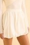 Ecru Balloon Skirt - 3