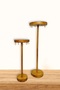 Wooden Jewelry Stand 2 Pieces, Wooden Jewelry Organizer with Decorative Gold Hooks, Accessory Organizer - 8